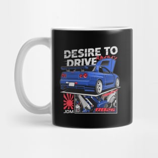 Skyline GTR R34 Mug